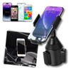 Premium 360 Degree Gooseneck Cup Holder Phone Mount For Hands Free Driving