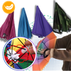 Adjustable Hands Free Umbrella Hat For Sun And Rain Protection
