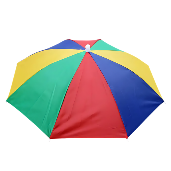 Adjustable Hands Free Umbrella Hat For Sun And Rain Protection