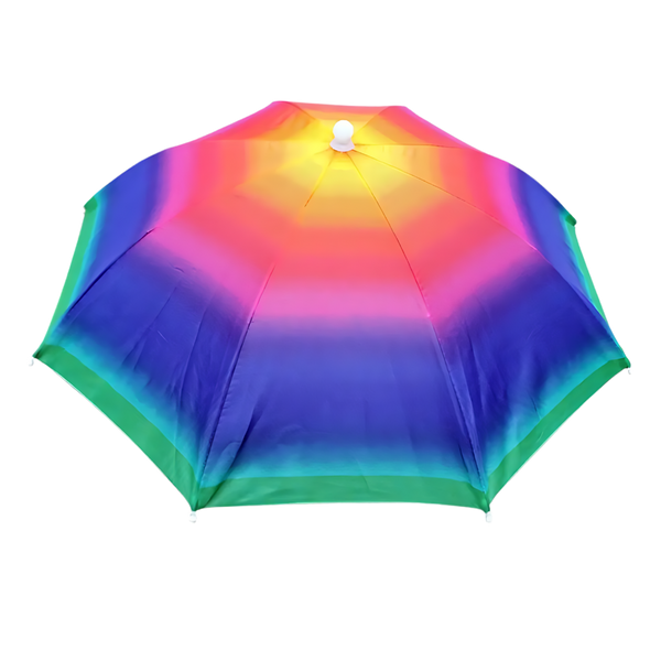 Adjustable Hands Free Umbrella Hat For Sun And Rain Protection