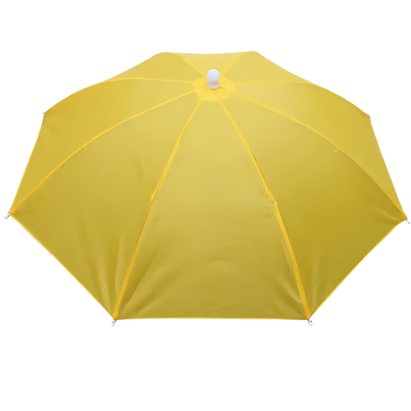 Adjustable Hands Free Umbrella Hat For Sun And Rain Protection