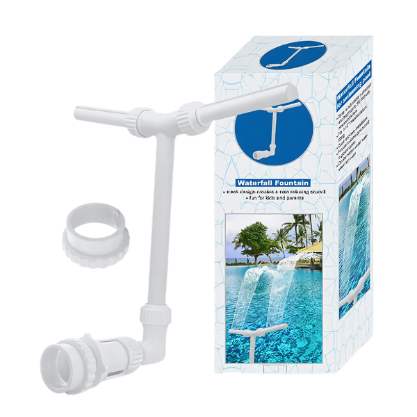 Adjustable Pool Fountain With Waterfall For Cooling Effect Outdoors