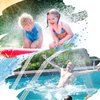 Adjustable Pool Fountain With Waterfall For Cooling Effect Outdoors