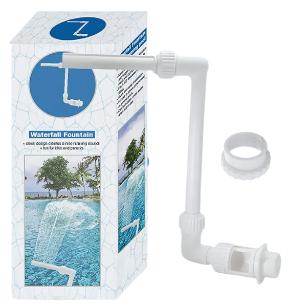 Adjustable Pool Fountain With Waterfall For Cooling Effect Outdoors
