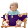 Portable Adjustable Baby High Chair For Secure On The Go Dining