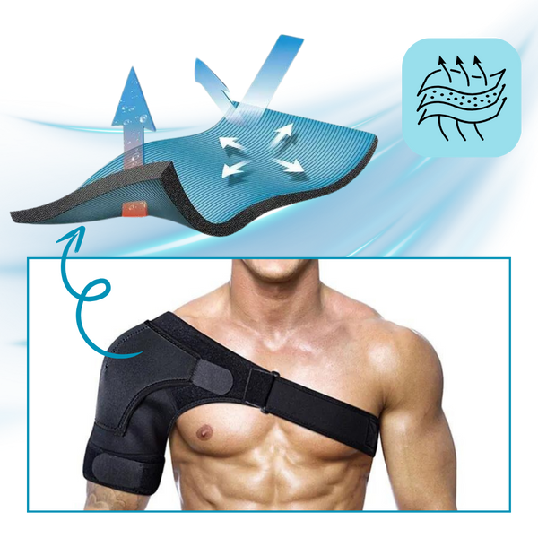 Adjustable Shoulder Support Brace For Pain Relief And Mobility