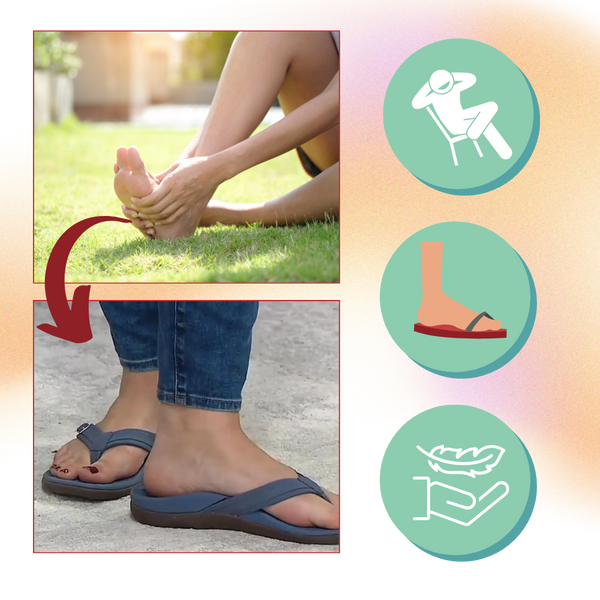 Orthopedic Sandals With Adjustable Straps For All Day Comfort
