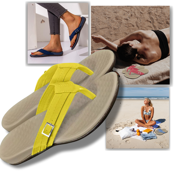 Orthopedic Sandals With Adjustable Straps For All Day Comfort