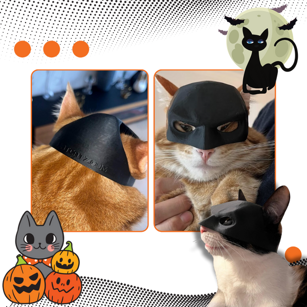 Bat Wing Cat Mask for Cats Comfortable Halloween Accessory