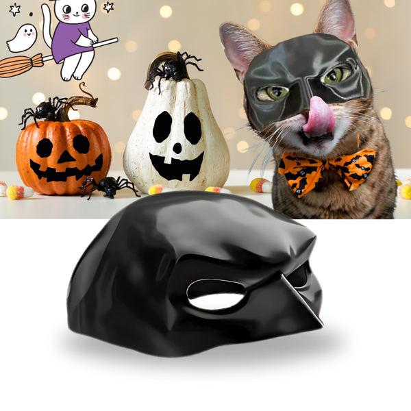 Bat Wing Cat Mask for Cats Comfortable Halloween Accessory