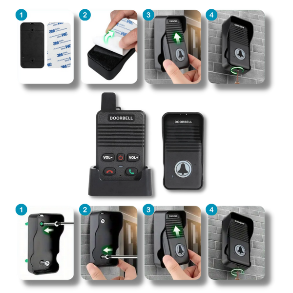 Intercom Doorbell With Hands Free Communication And Clear Audio