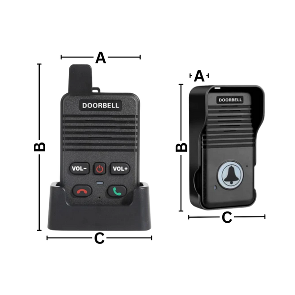 Intercom Doorbell With Hands Free Communication And Clear Audio