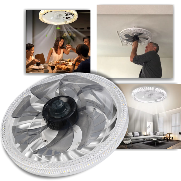 Premium Ceiling Fan With Remote And Integrated Ambient Light