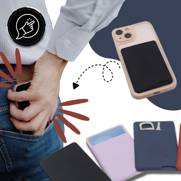 Slim Phone Card Holder With Secure Grip And Quick Access