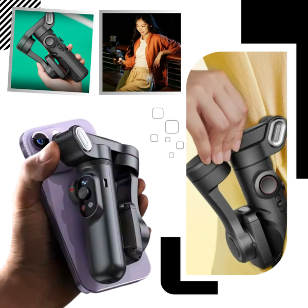 Smart AI Tracking Phone Stabilizer For Smooth Three Axis Pro Quality Video