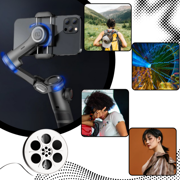 Smart AI Tracking Phone Stabilizer For Smooth Three Axis Pro Quality Video