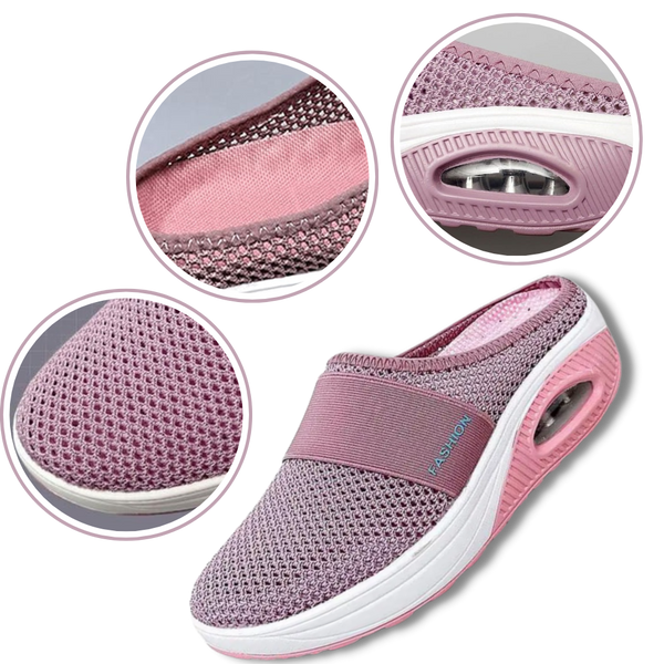 Air-Cushion Diabetic Slip-On Shoes With Orthotic Support