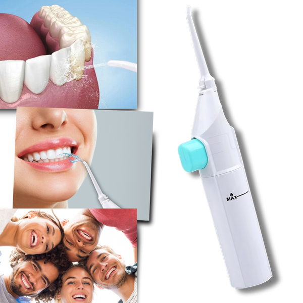 Air Powered Water Flosser Battery Free For Superior Plaque Removal On The Go