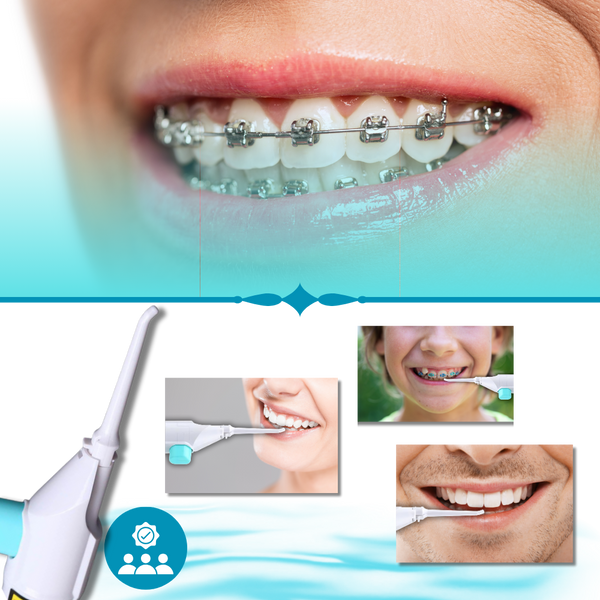 Air Powered Water Flosser Battery Free For Superior Plaque Removal On The Go