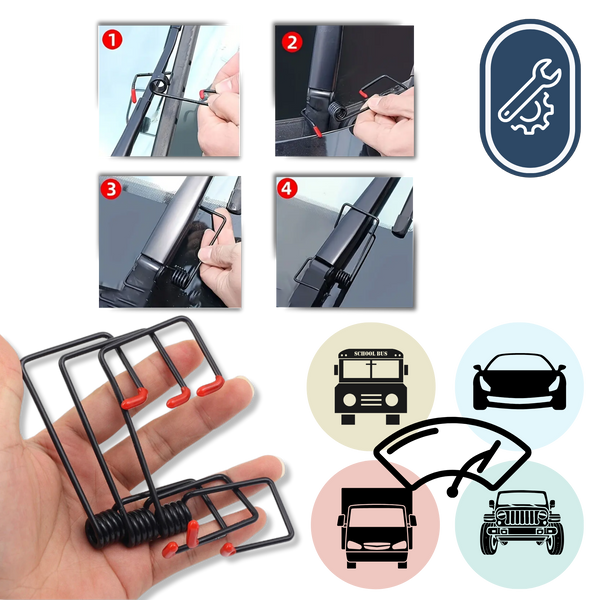 All-Weather Car Wiper Arm Delivers Clear And Quiet Visibility