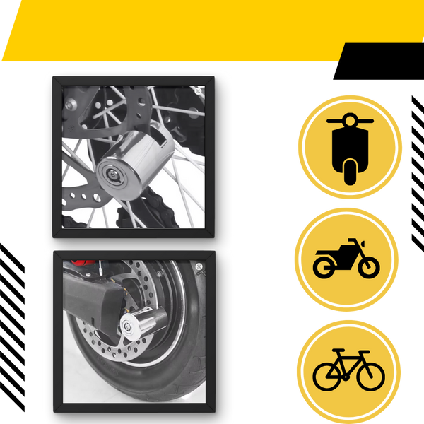 Premium Aluminum Bike Lock For Enhanced Anti Theft Protection