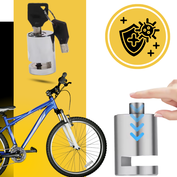 Premium Aluminum Bike Lock For Enhanced Anti Theft Protection