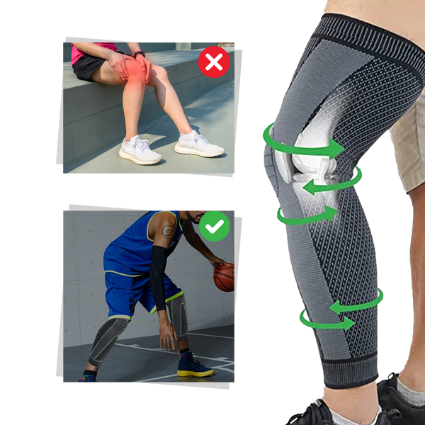 Knee Compression Sleeve for Secure Fit and Breathable Comfort