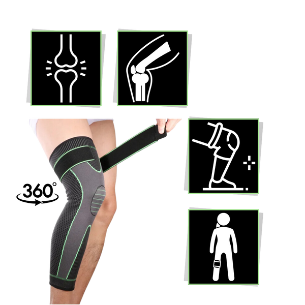 Knee Compression Sleeve for Secure Fit and Breathable Comfort