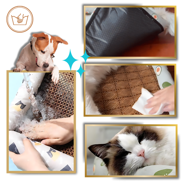 Cooling Pet Mat With Anti Slip Base For All Day Comfort
