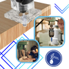 Anti Kick Wood Router Bits With Safety Guard For Precise Cuts