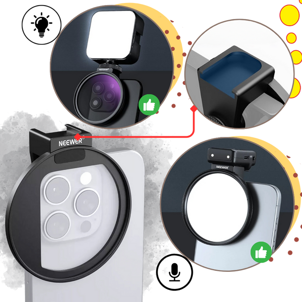 Phone Camera Lens With Variable Light Control And Leak Resistant Design