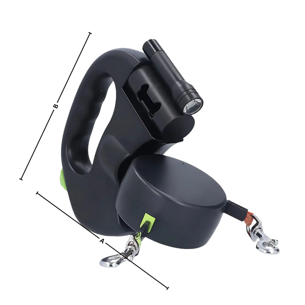 Anti-Tangle Retractable Dog Leash for Small to Medium Dogs