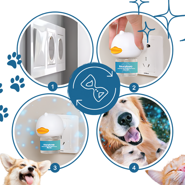 Pet Anxiety Relief Device With Natural Pheromones For Calmer Pets