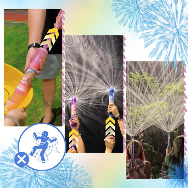 Firework Spray Water Blaster With Ergonomic Grip And Refill Tank