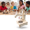 Wooden STEM Construction Kit for Kids Learn by Assembling Ten Models