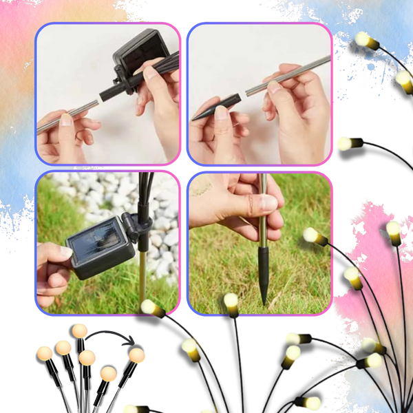 Solar Powered Outdoor LED Lights With Automatic Operation