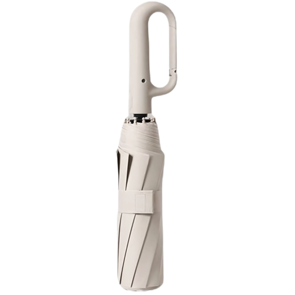Wind Resistant Automatic Lock Umbrella With Ergonomic Handle