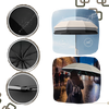 Wind Resistant Automatic Lock Umbrella With Ergonomic Handle