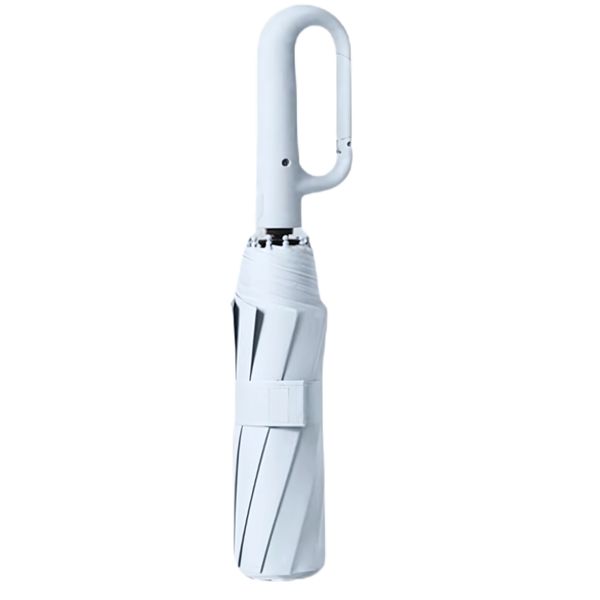 Wind Resistant Automatic Lock Umbrella With Ergonomic Handle