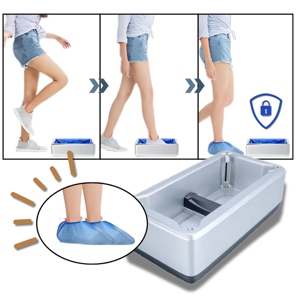 Hands Free Shoe Cover Dispenser For Hygienic Floor Protection