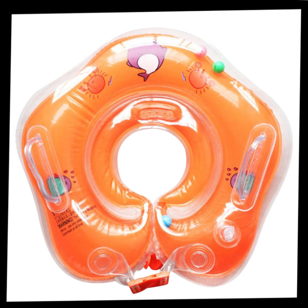 Infant Floating Neck Float With Airbags Leakproof Design And Grip Handles