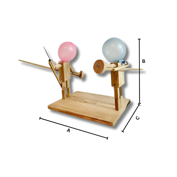Bamboo Balloon Fencing Game Promotes Active Family Play