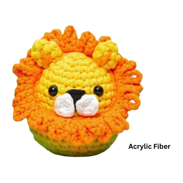 Beginner Crochet Animal Kit For Stress Relief And Creative Fun