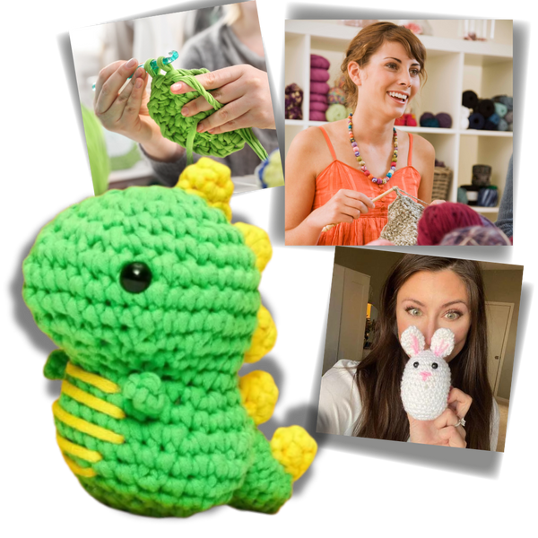 Beginner Crochet Animal Kit For Stress Relief And Creative Fun