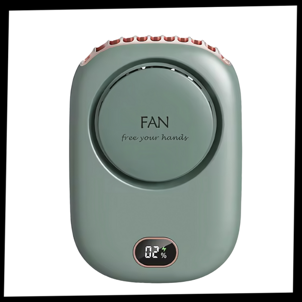 Portable Neck Fan With Bladeless Design And Hands Free Cooling