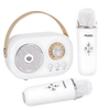 Kids Bluetooth Mini Karaoke System With Dual Microphones And Effects