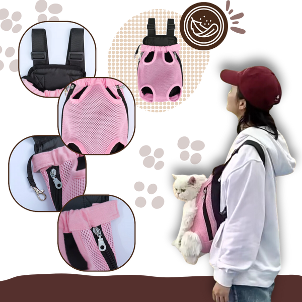 Breathable Lightweight Pet Carrier Bag With Mesh Panels For Cats And Dogs
