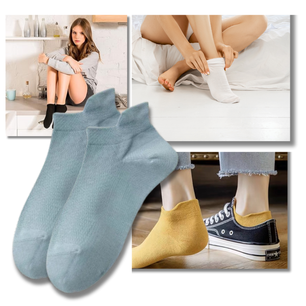 Breathable Cotton Ankle Socks For All Day Comfort And Fresh Feet