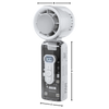 Portable Handheld Fan With Instant Cooling And Foldable 90 Degree Tilt