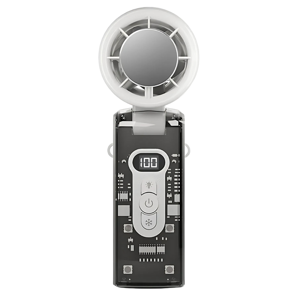 Portable Handheld Fan With Instant Cooling And Foldable 90 Degree Tilt